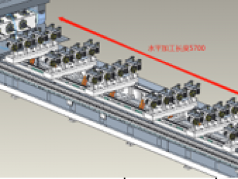 Trung tâm gia công rãnh và mộng bốn trục năm mặt 四工位五面榫槽加工中心 CF-SCT4×4/6-L