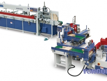 FJL 150  - A    半自动连续式梳齿、涂胶、齿接生产线  Dây chuyền bán tự động Finger dán ghép
