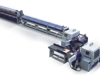 FJL150 - 9E 全自动连续式梳齿、涂胶、齿接生产线  Dây chuyền Finger dán ghép toàn tự động