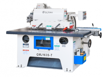 MÁY RIP SAW CƯA TRÒN TỰ ĐỘNG(dao dưới/Trục ép tư đông nâng hạ) QMJ163S/QMJ163S-T  自动纵切圆锯机（下轴式/压滚箱电动升