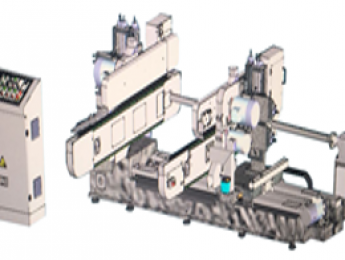 QMJ 6420E 自动双端齐边锯 máy đánh mộng 2 đầu tự động